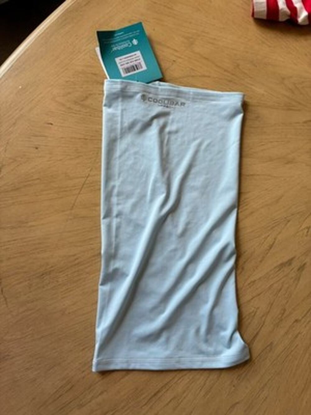 NEW COOLIBAR Head Neck Face Cover Neck Gaiter UPF 50+ Light Blue Beach Boat L/XL